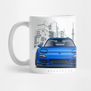 RX7 blue Mug